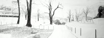 charcoal on paper